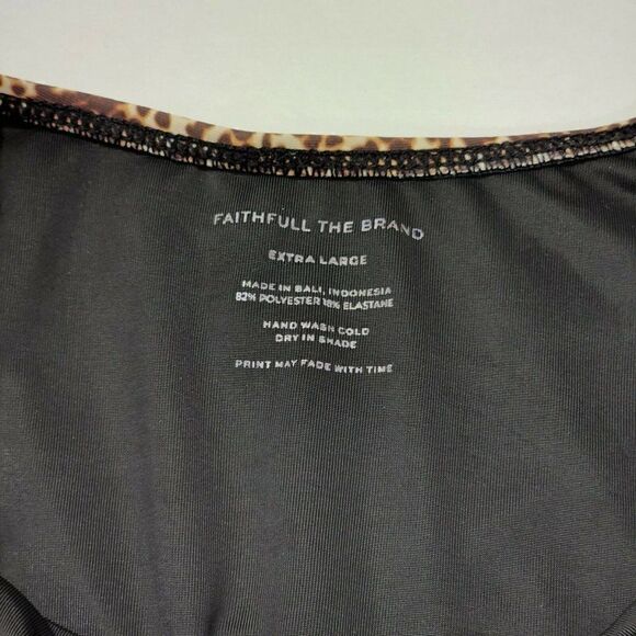 Faithfull The Brand - 10/XL - Women's swim Amalfi One Piece Charlie Leopard 🐆 - Picture 12 of 12